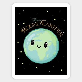 Cute Round Earther Sticker